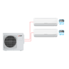 MITSUBISHI ELECTRIC MSZ-HJ25VA ER1 + MSZ-HJ50VA ER1 / MXZ-3HJ50VA ER1 мульти сплит-система 
